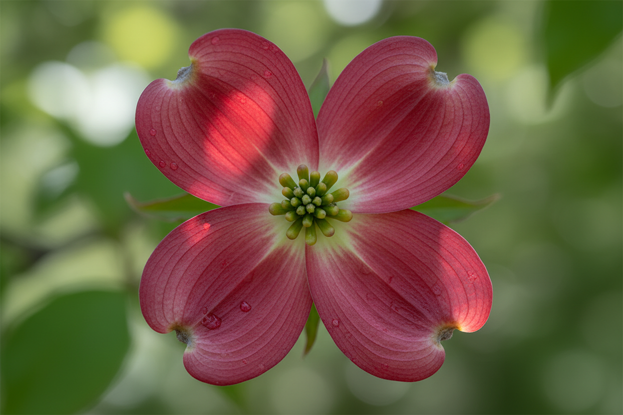 Hartriegel Cherokee Chief - Blütendetail